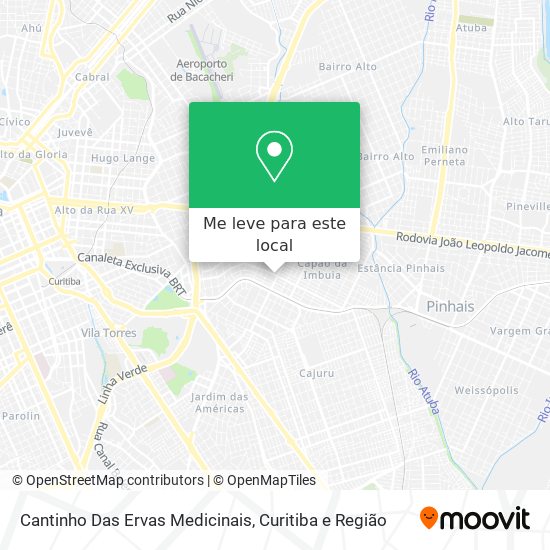 Cantinho Das Ervas Medicinais mapa