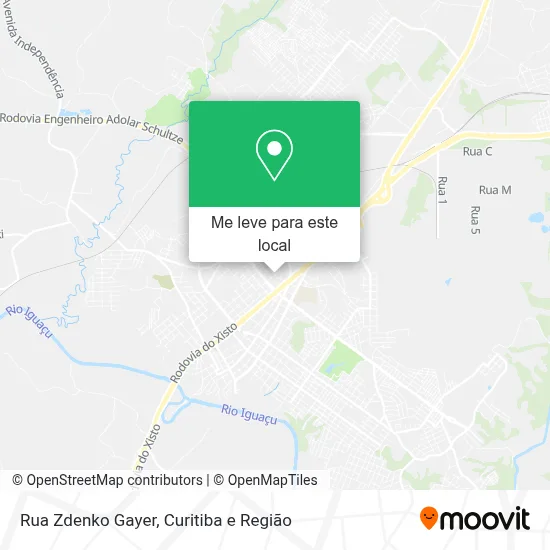 Rua Zdenko Gayer mapa