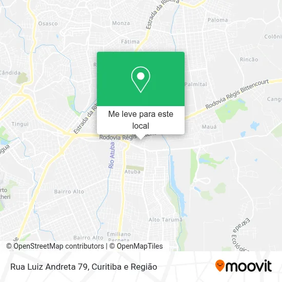 Rua Luiz Andreta 79 mapa