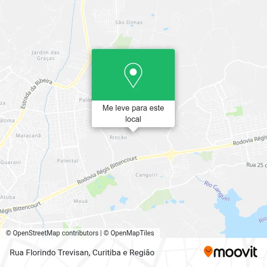 Rua Florindo Trevisan mapa