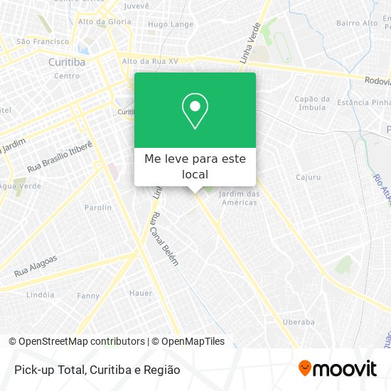 Pick-up Total mapa