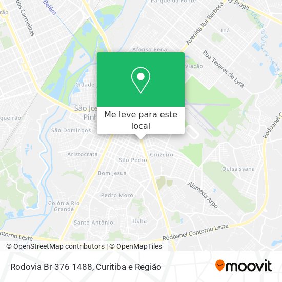 Rodovia Br 376 1488 mapa