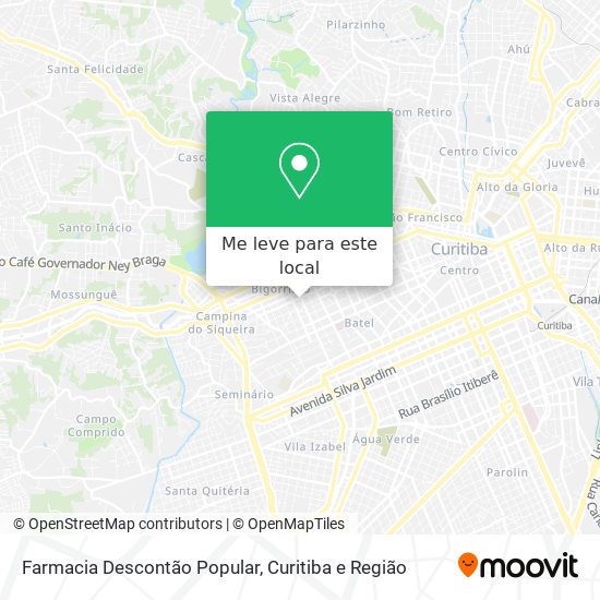 Farmacia Descontão Popular mapa