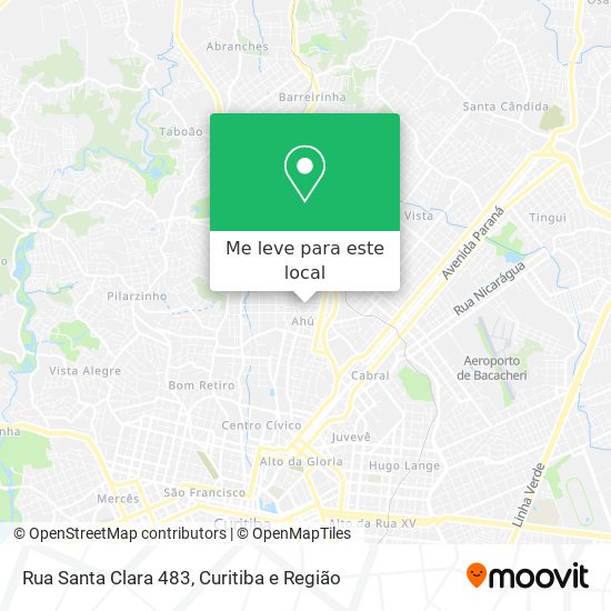 Rua Santa Clara 483 mapa