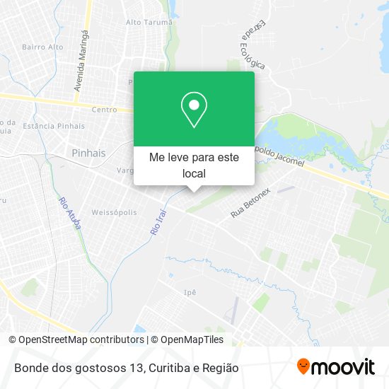 Bonde dos gostosos 13 mapa