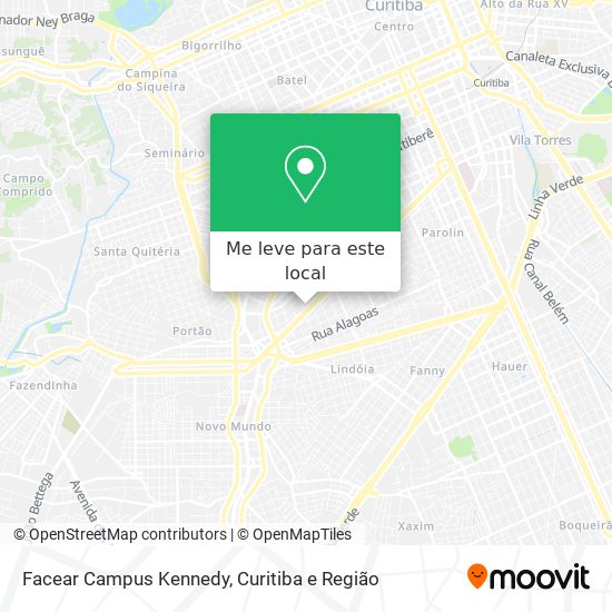 Facear Campus Kennedy mapa