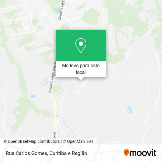 Rua Carlos Gomes mapa