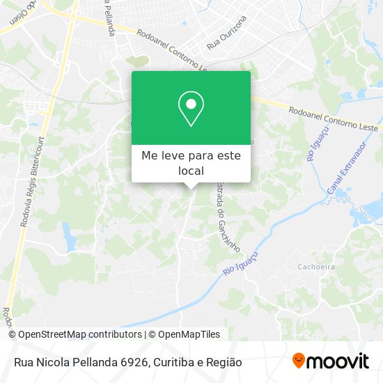 Rua Nicola Pellanda 6926 mapa
