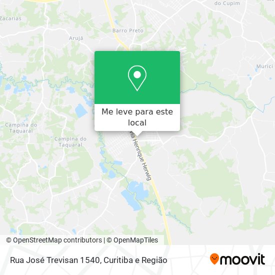 Rua José Trevisan 1540 mapa