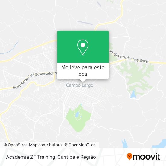 Academia ZF Training mapa