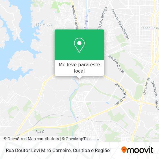 Rua Doutor Leví Miró Carneiro mapa