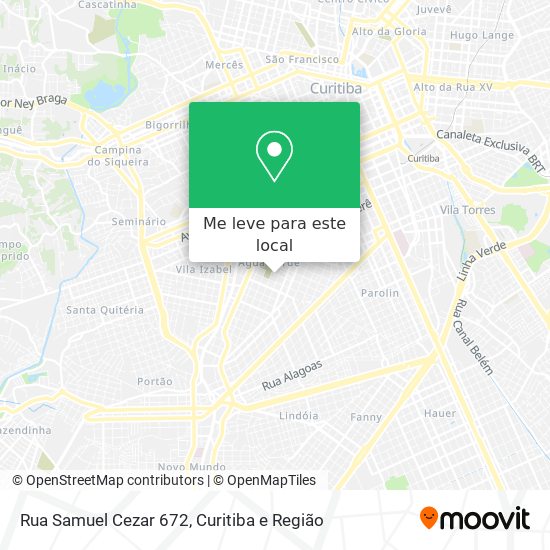 Rua Samuel Cezar 672 mapa