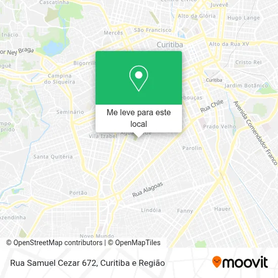 Rua Samuel Cezar 672 mapa