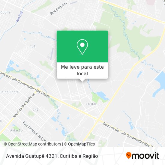 Avenida Guatupê 4321 mapa