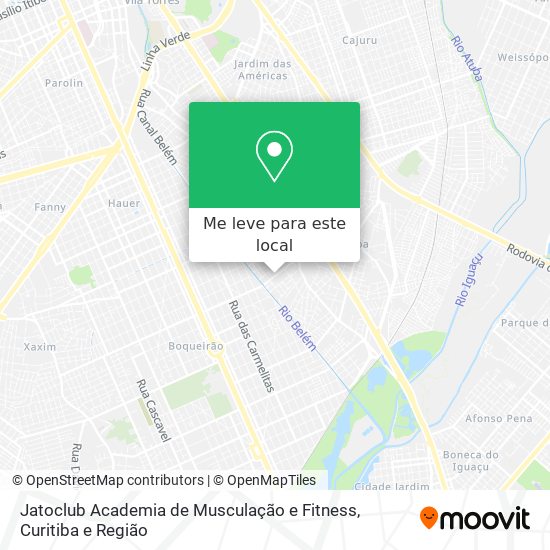 Jatoclub Academia de Musculação e Fitness mapa