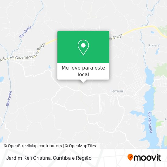 Jardim Keli Cristina mapa