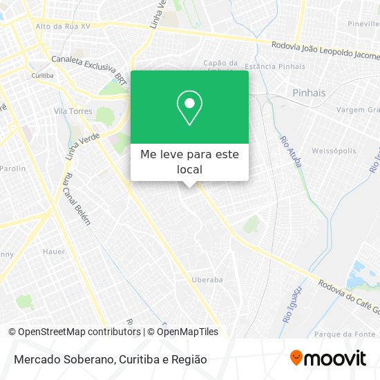Mercado Soberano mapa
