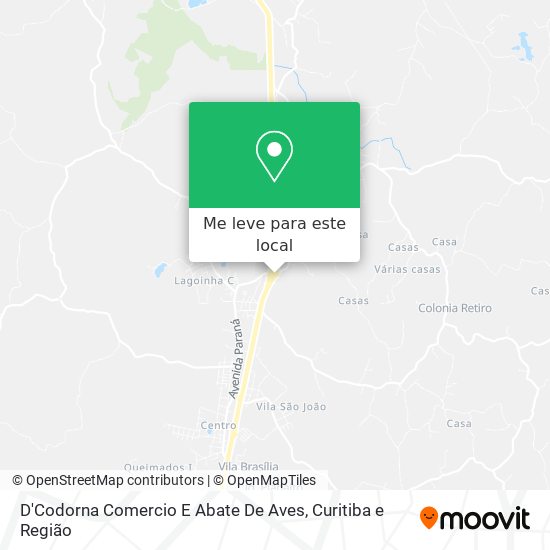 D'Codorna Comercio E Abate De Aves mapa