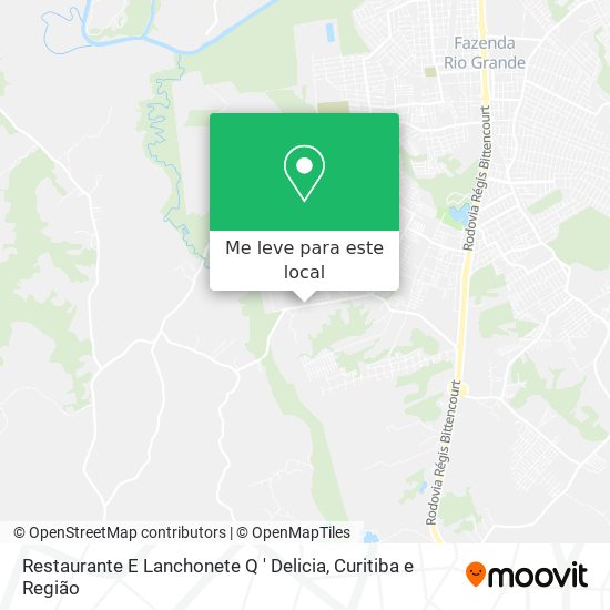 Restaurante E Lanchonete Q ' Delicia mapa