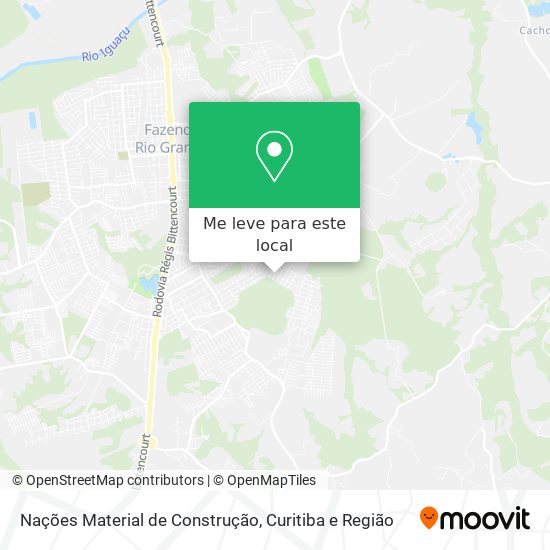 Nações Material de Construção mapa