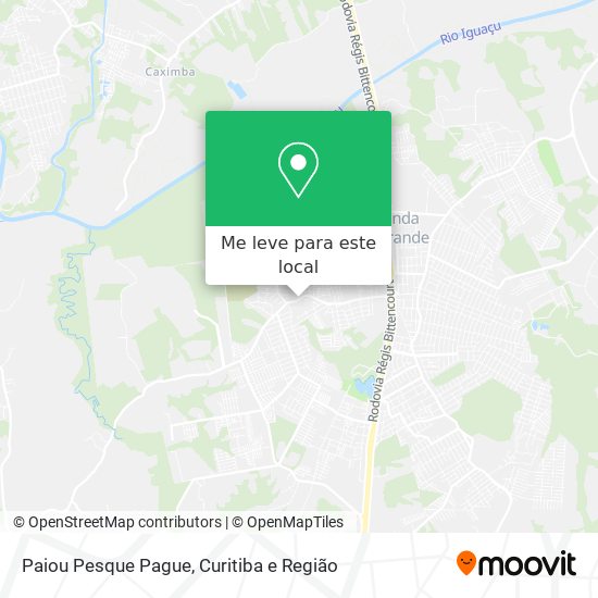 Paiou Pesque Pague mapa