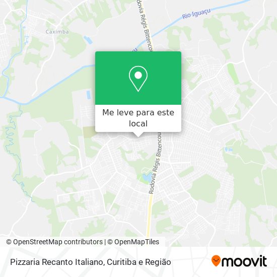 Pizzaria Recanto Italiano mapa