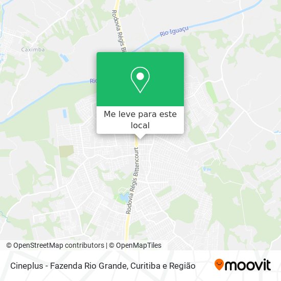 Cineplus - Fazenda Rio Grande mapa