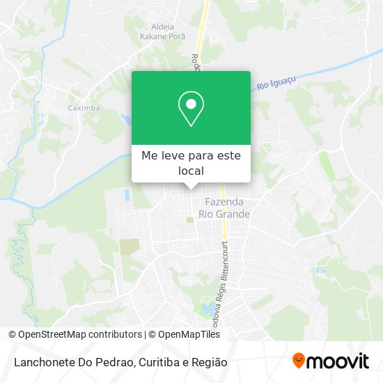 Lanchonete Do Pedrao mapa