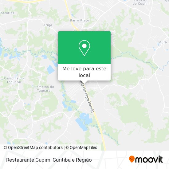 Restaurante Cupim mapa