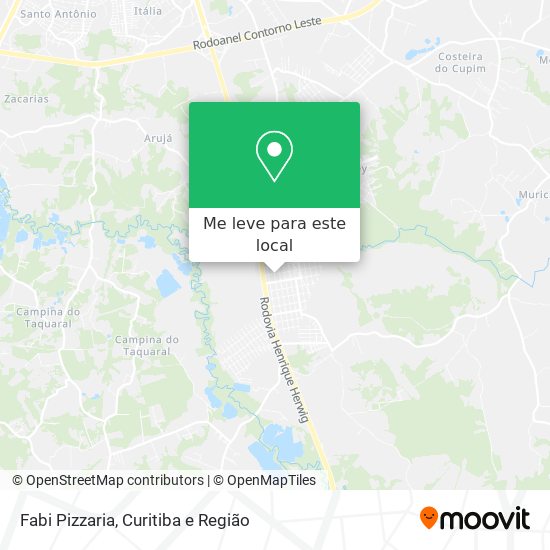 Fabi Pizzaria mapa