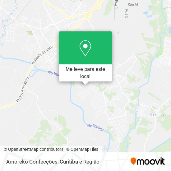Amoreko Confecções mapa