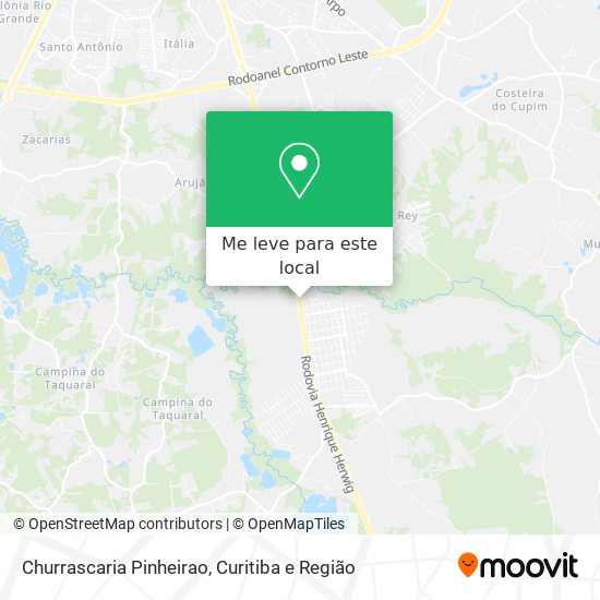 Churrascaria Pinheirao mapa