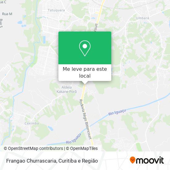 Frangao Churrascaria mapa