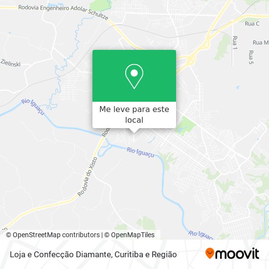 Loja e Confecção Diamante mapa