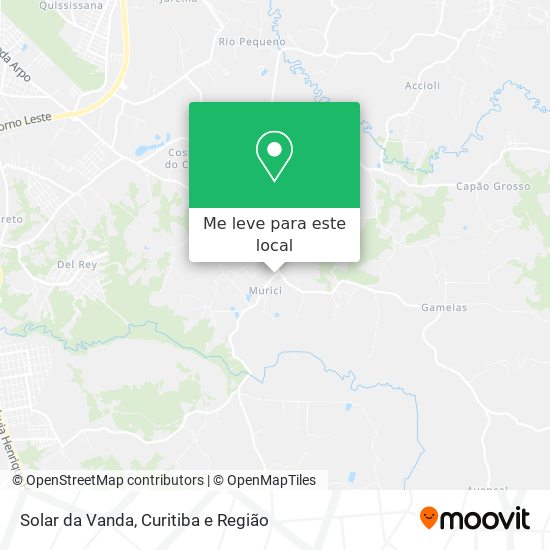 Solar da Vanda mapa