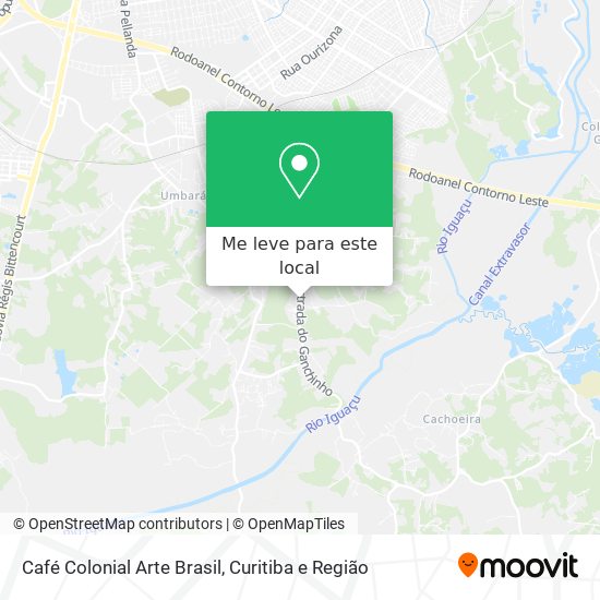 Café Colonial Arte Brasil mapa