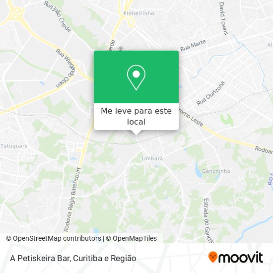 A Petiskeira Bar mapa