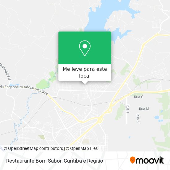 Restaurante Bom Sabor mapa