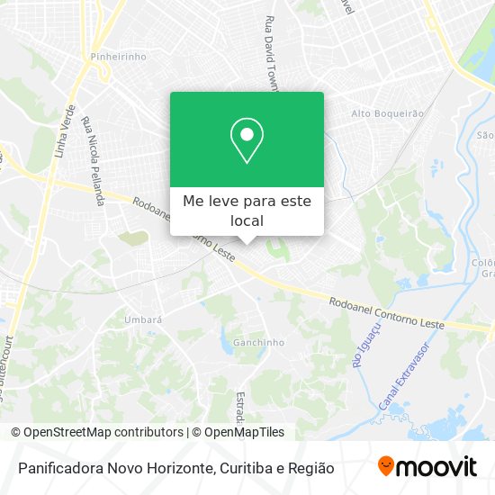 Panificadora Novo Horizonte mapa
