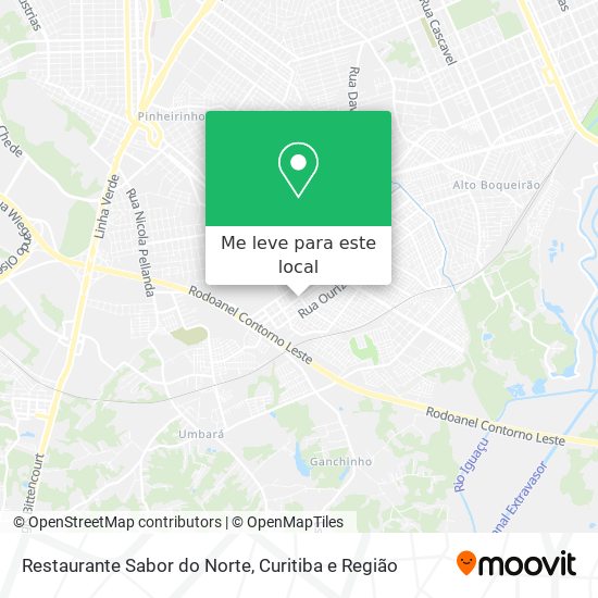 Restaurante Sabor do Norte mapa