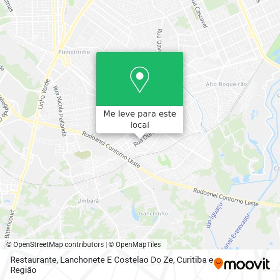 Restaurante, Lanchonete E Costelao Do Ze mapa