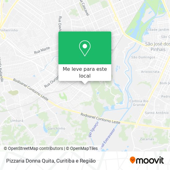 Pizzaria Donna Quita mapa