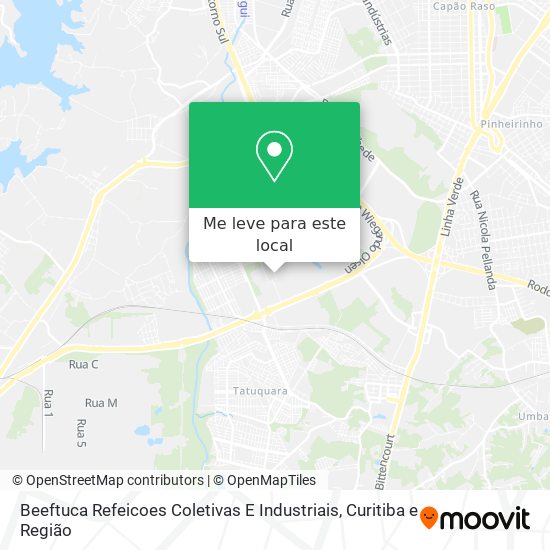 Beeftuca Refeicoes Coletivas E Industriais mapa