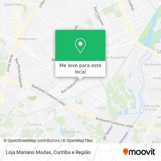 Loja Mariano Modas mapa
