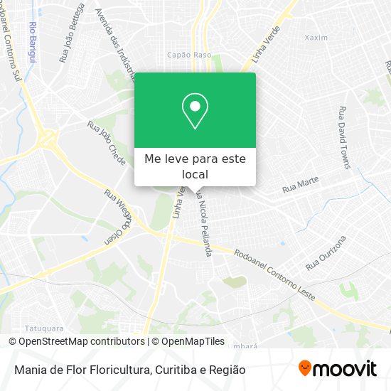 Mania de Flor Floricultura mapa