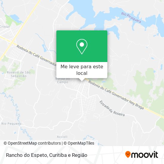 Rancho do Espeto mapa