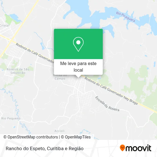 Rancho do Espeto mapa
