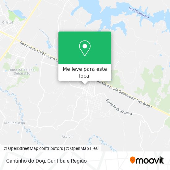 Cantinho do Dog mapa
