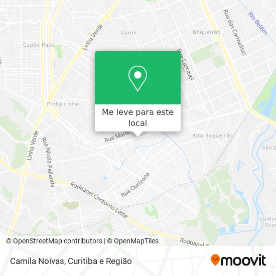 Camila Noivas mapa