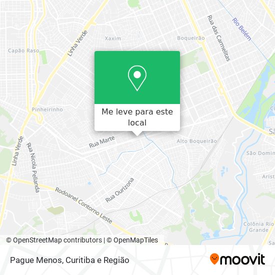 Pague Menos mapa